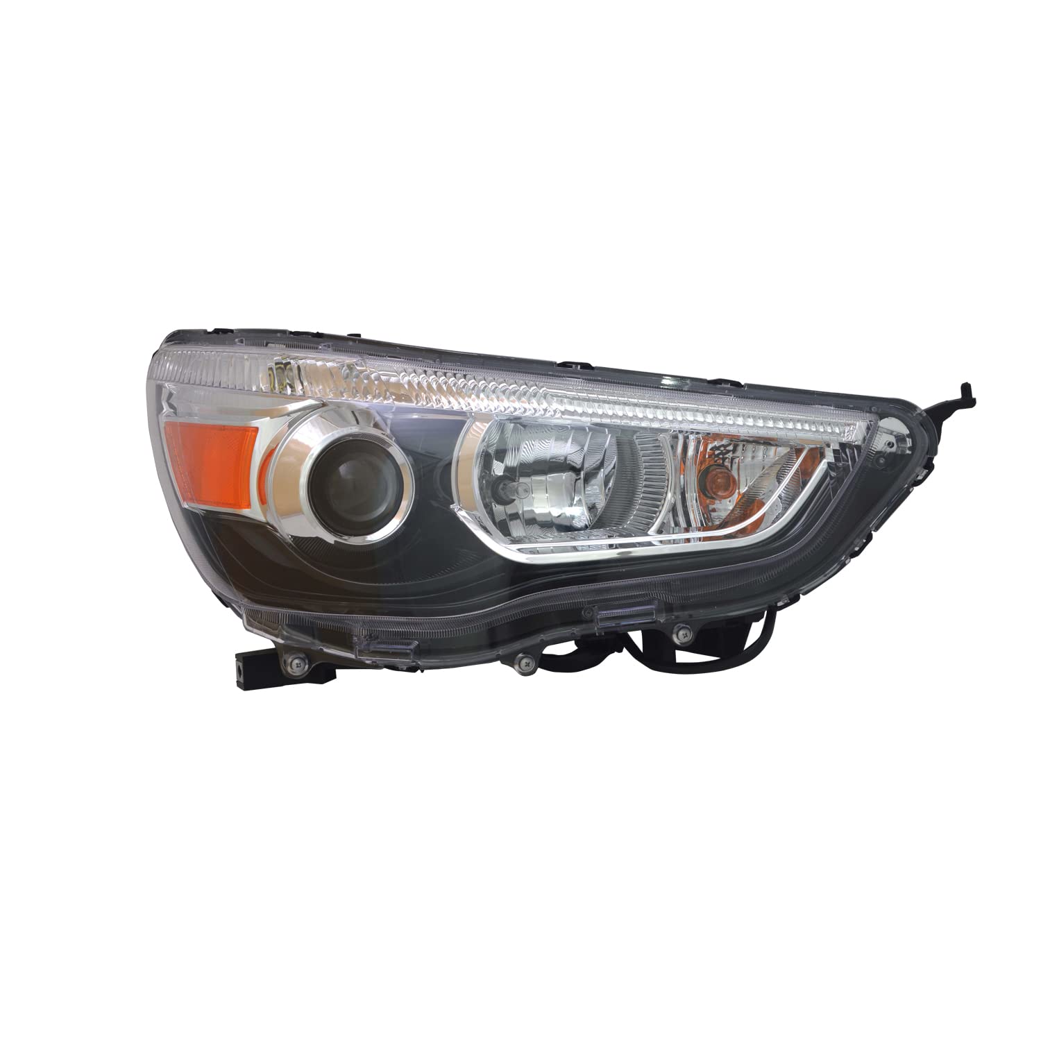 Right TYC Headlight Assembly Compatible with 2011-2019 Mitsubishi Outlander