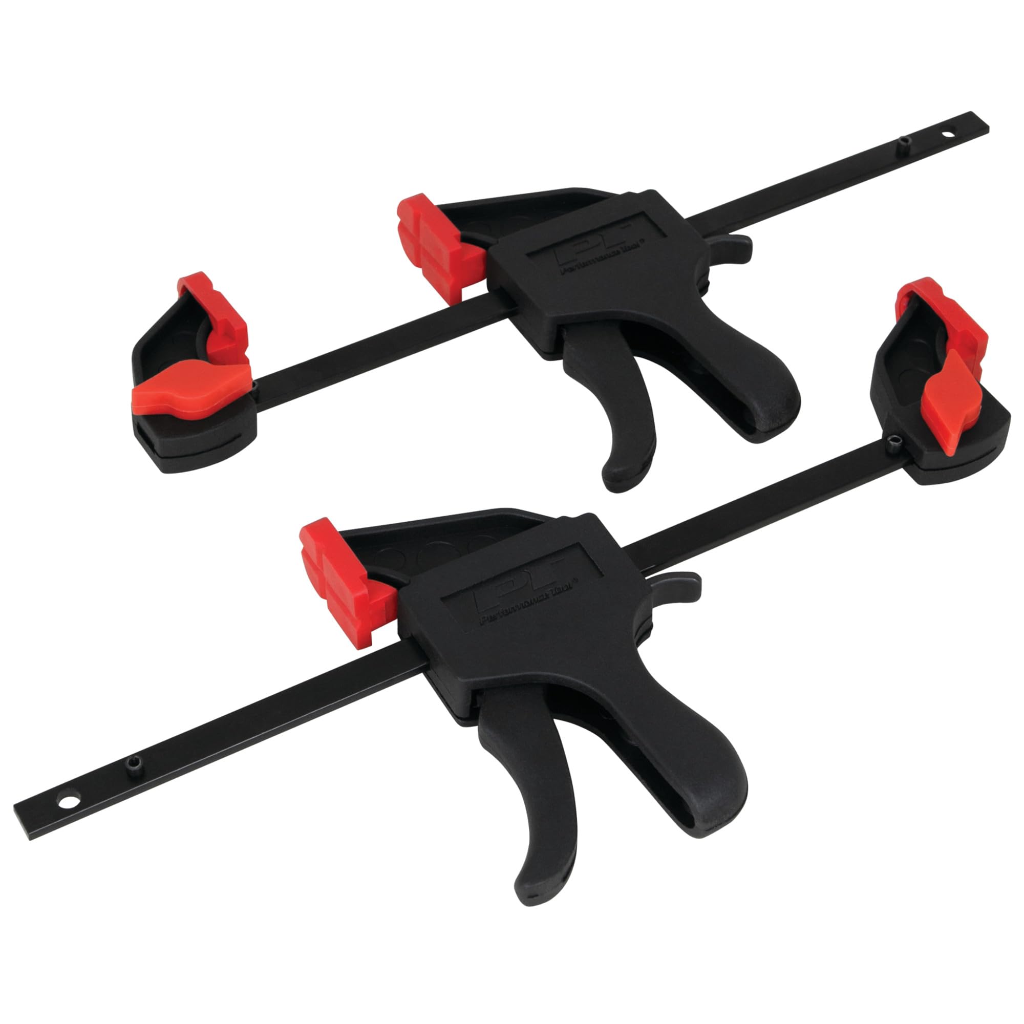12-Inch Performance Tool W3943 Ratcheting Bar Clamp and Spreader with Nylon Reinforced Strong Clamp and Quick Release Button