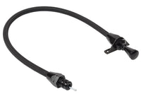 Firewall Mount Lokar XTD-3AODFM Transmission Dipstick with Black Stainless Steel Housing and Black Fittings for Ford AOD Transmission
