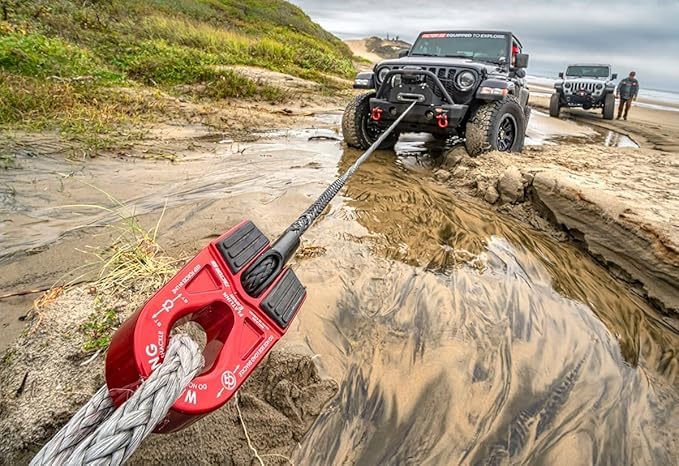 Flatlink E (Expert) Factor 55 00080-14 Replaces Conventional Winch Hook with a Stronger Shackle/D-Ring Mount Maximum Load 16,000 lb Ultimate Failure Greater Than 40,000 lb – OD Green