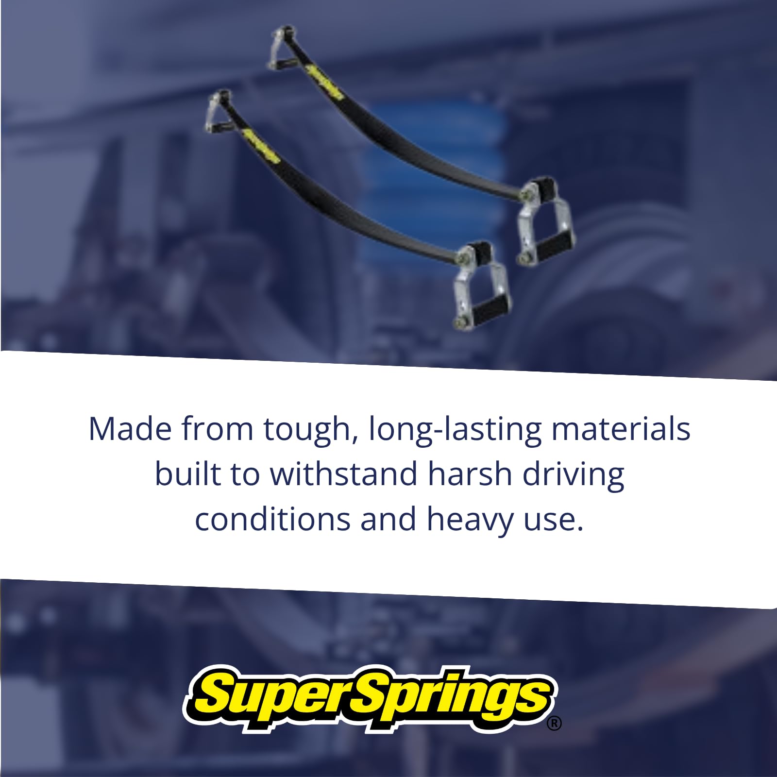 SuperSprings SSA6 for Dodge RAM 1500, Black