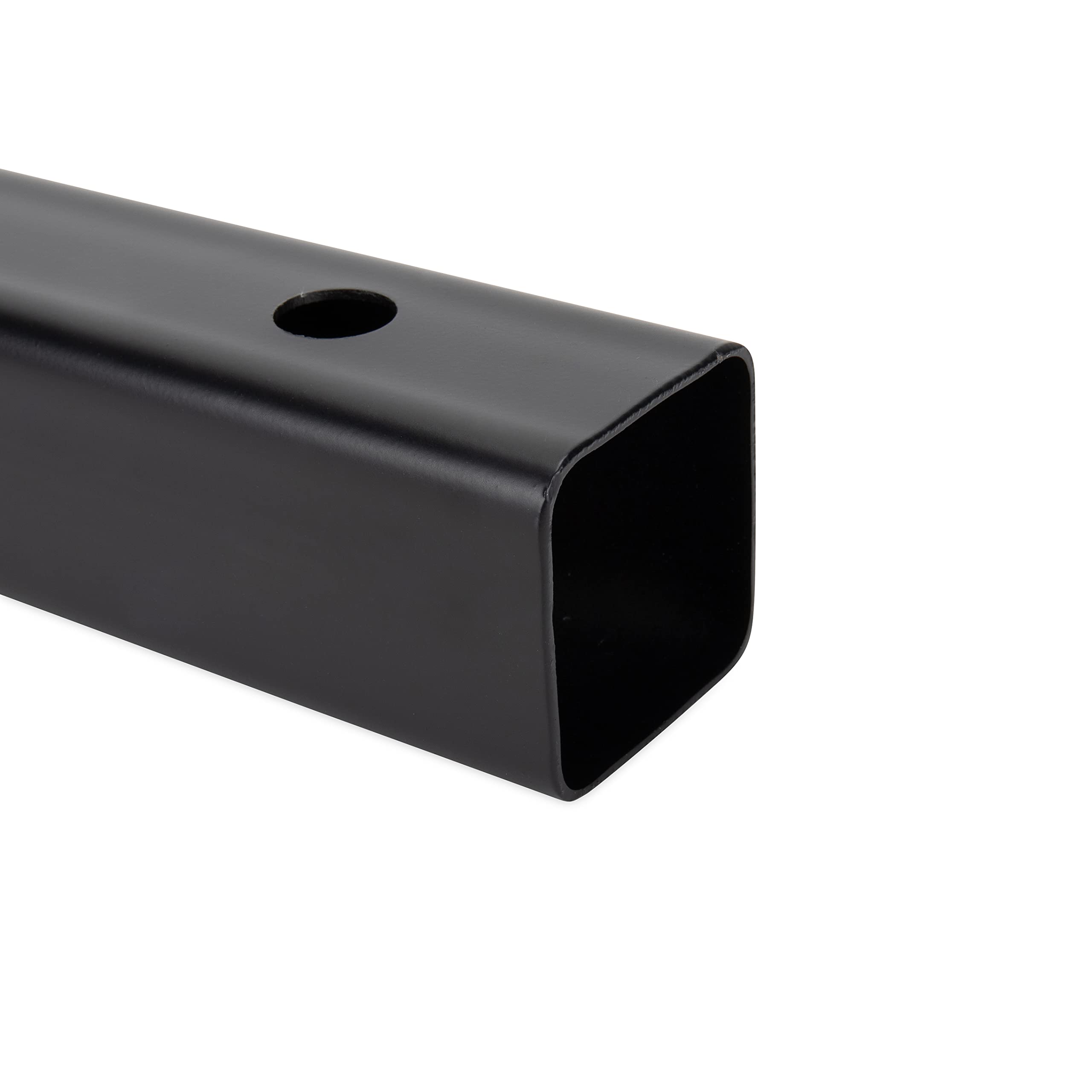 Camco Hitch Mount Camper/RV Flagpole Holder - Holds Flagpoles Up to 2.3” in Diameter & Fits Standard 2” Hitch Receivers - Powder-Coated Finish (51611)