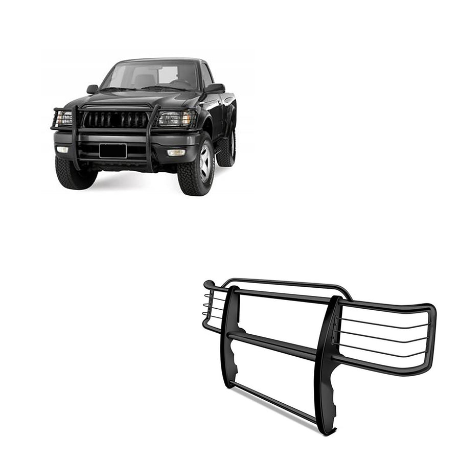 Grille Brush Black Horse Bumper Guard Modular Compatible with 2001-2004 Toyota Tacoma-17TO23MA