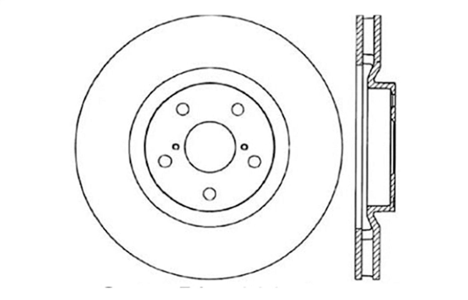 Sport Drilled/Slotted Brake Rotor StopTech 127.44104R (Front Right), 1 Pack