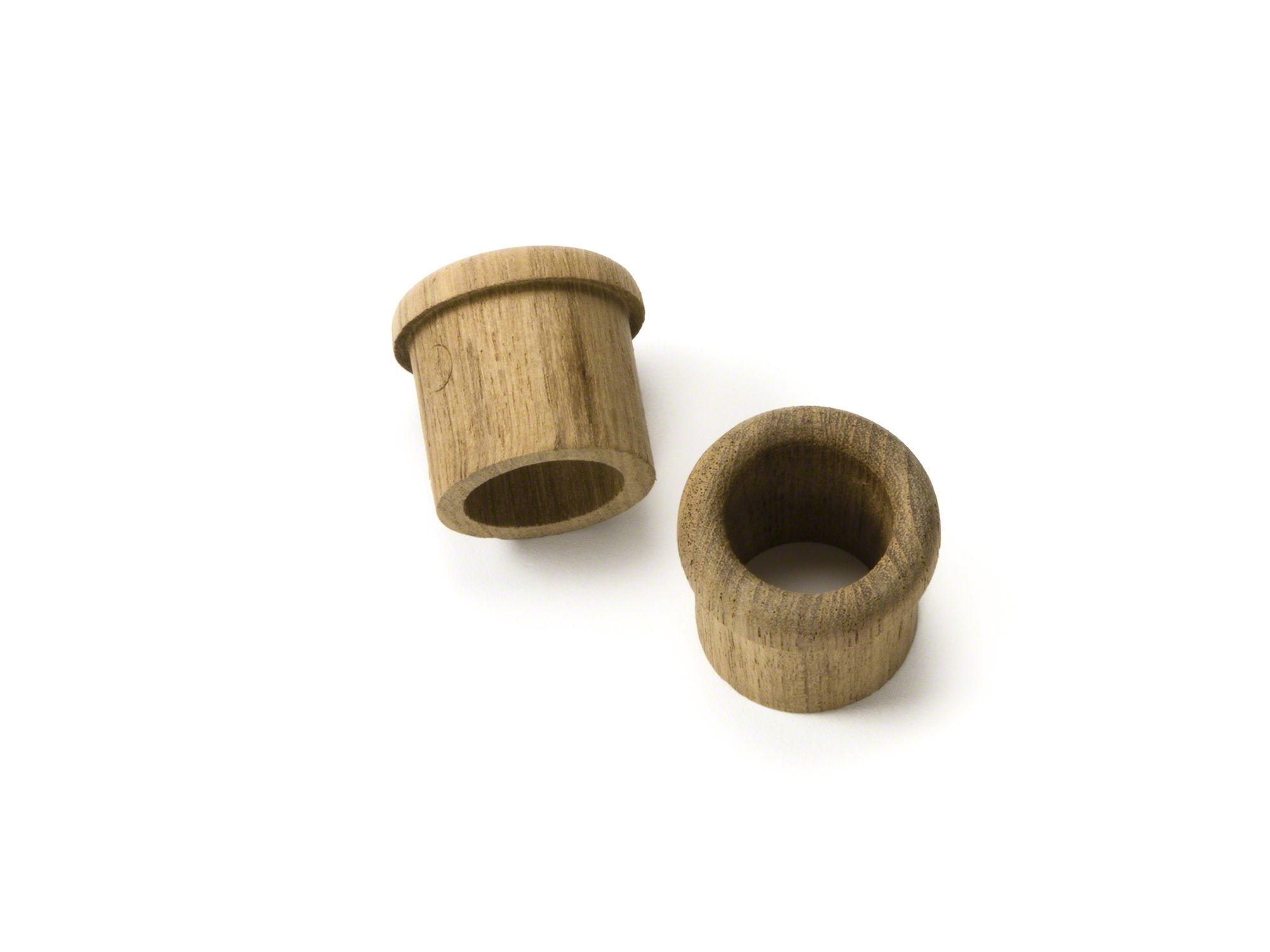 Teak Finger Pull Whitecap, 1-inch (2-pack) - 60146-A , Beige