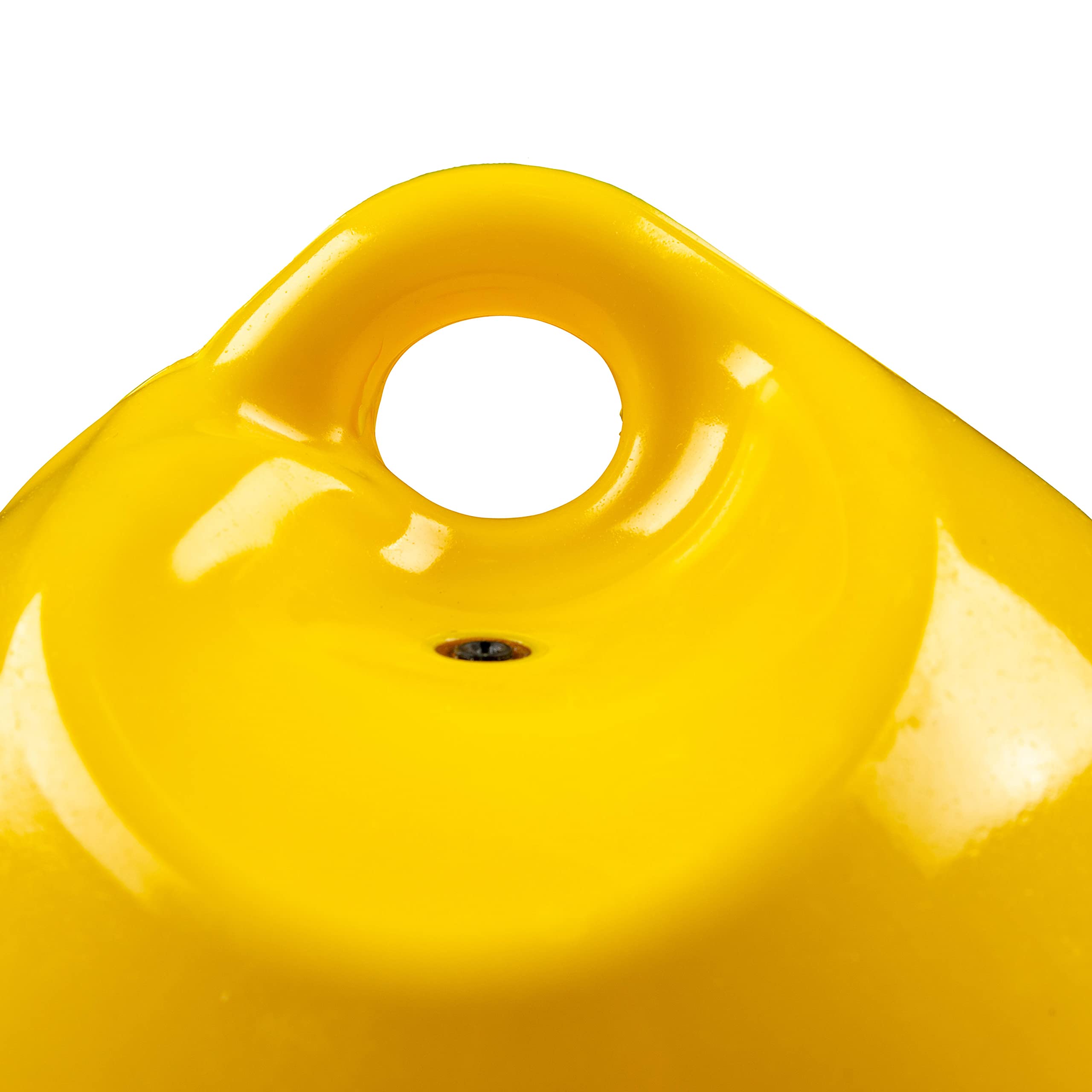 Taylor Made Buoy Personal Watercraft - Neon Yellow — Quick Attaching with Flex Areas for Conforming Fit - Inflation Valve for Pressure Adjustment - Includes Suction Cup, Securing Line - 2020108683