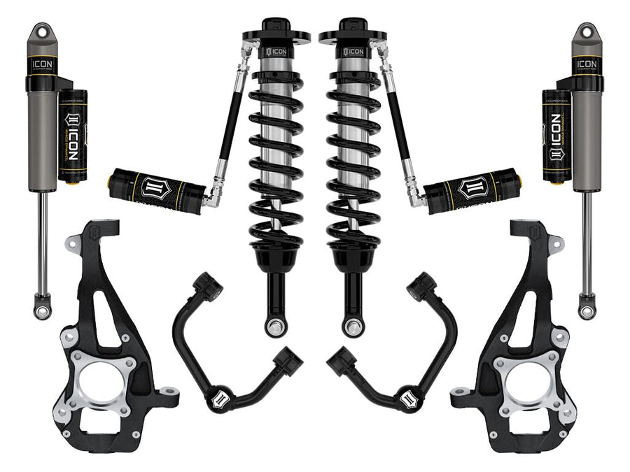 2021-2024 Ford F-150 ICON 4WD, 3.5-4.5" Lift, Stage 3 Suspension System, Tubular