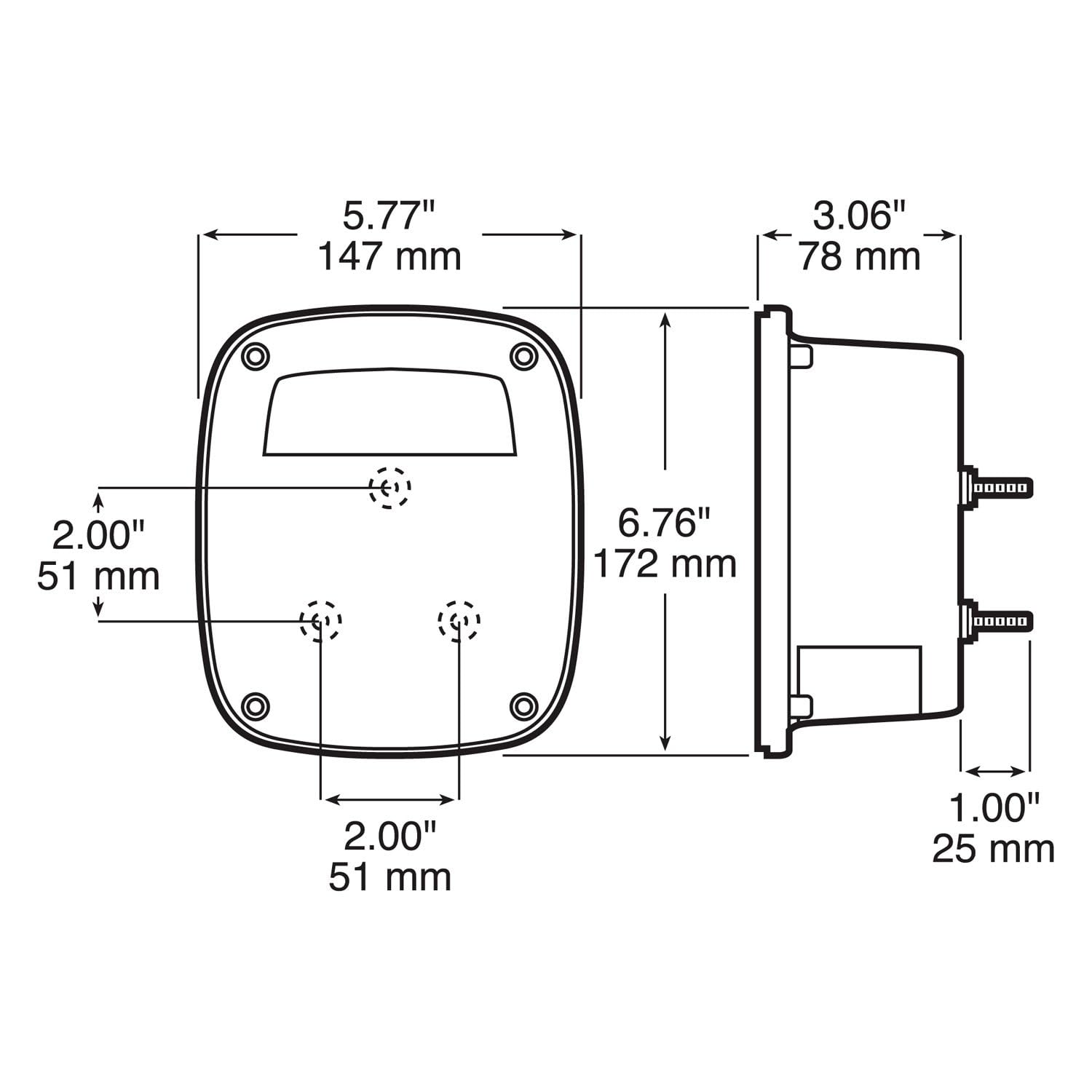 845L Peterson Manufacturing Stop/Tail Light