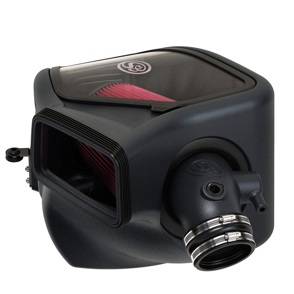 Cold Air Intake S&B Filters 75-5133 For 2019-2020 Ram 2500/3500 6.4L Hemi Gas (Oiled Cleanable, 8-ply Cotton Filter)