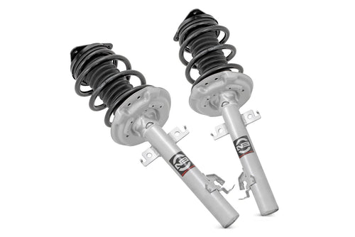 Rough Country N3 Loaded Front Struts for Subaru Outback (2015-2019) w/2" Lift - Performance Suspension Upgrade, 2 Pre-Loaded Coil Struts