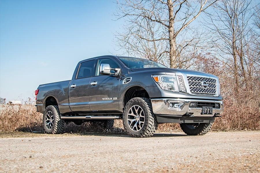 2" Rough Country Lift Kit for 2016-2024 Nissan Titan XD | Anodized Red - 868RED