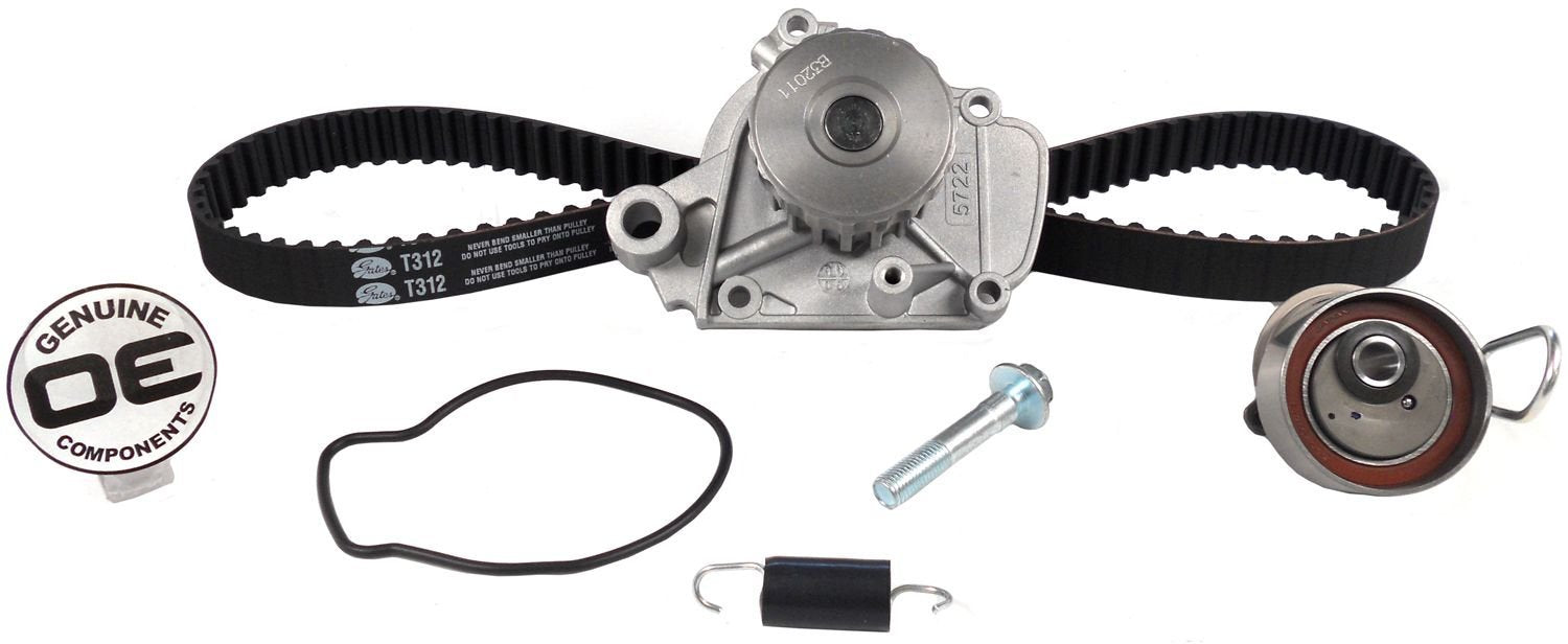 Gates Engine Timing Belt Kit with Water Pump TCKWP312