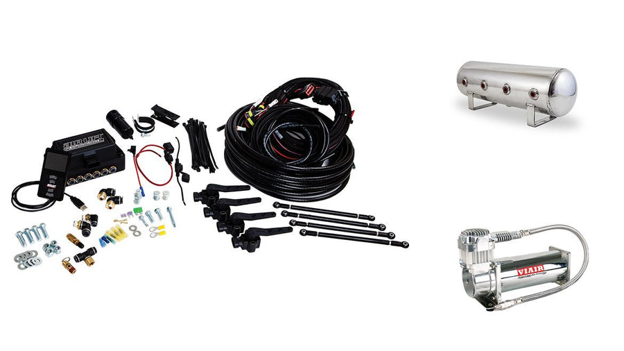 AIRLIFT Performance 27791 3H(1/4" Air Line, 2.5 Gallon Lightweight Polished Aluminum