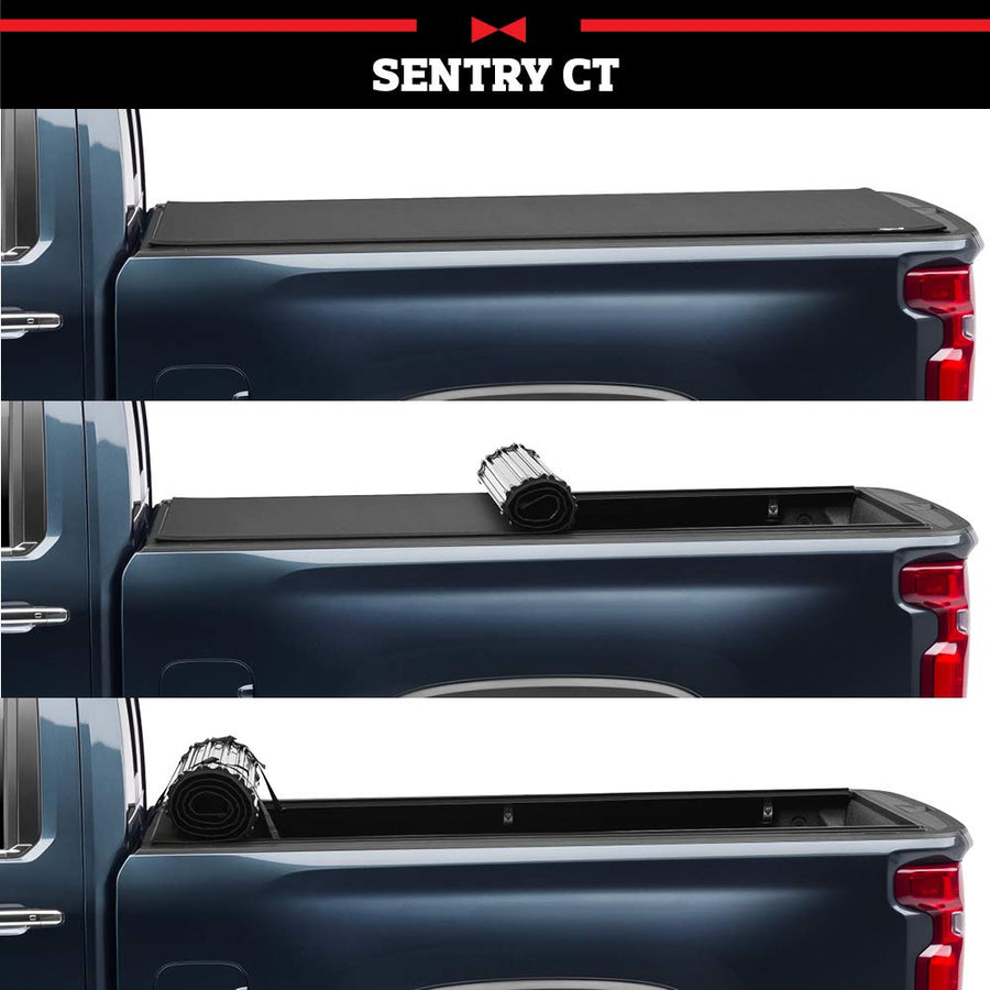 TruXedo RealTruck Sentry CT Hard Rolling Truck Bed Tonneau Cover | 1523216 | Fits 2020-2024 Jeep Gladiator, w/and w/o Trail Rail System 5' Bed (60")