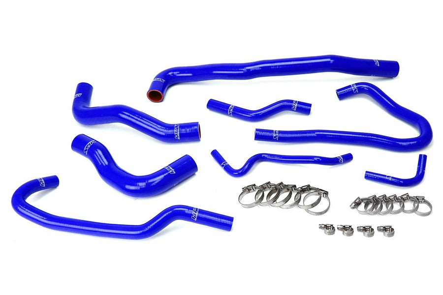 Blue HPS 57-1546-BLUE Silicone Radiator and Heater Hose Kit Coolant