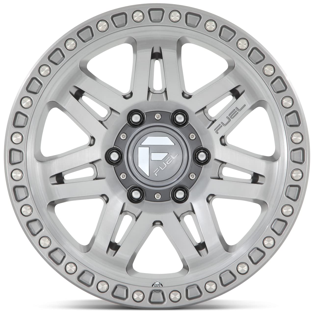 D812 SYNDICATE FUEL OFF-ROAD 17X9, 6X5.5, 5.04, 1mm PLATINUM - D81217908450