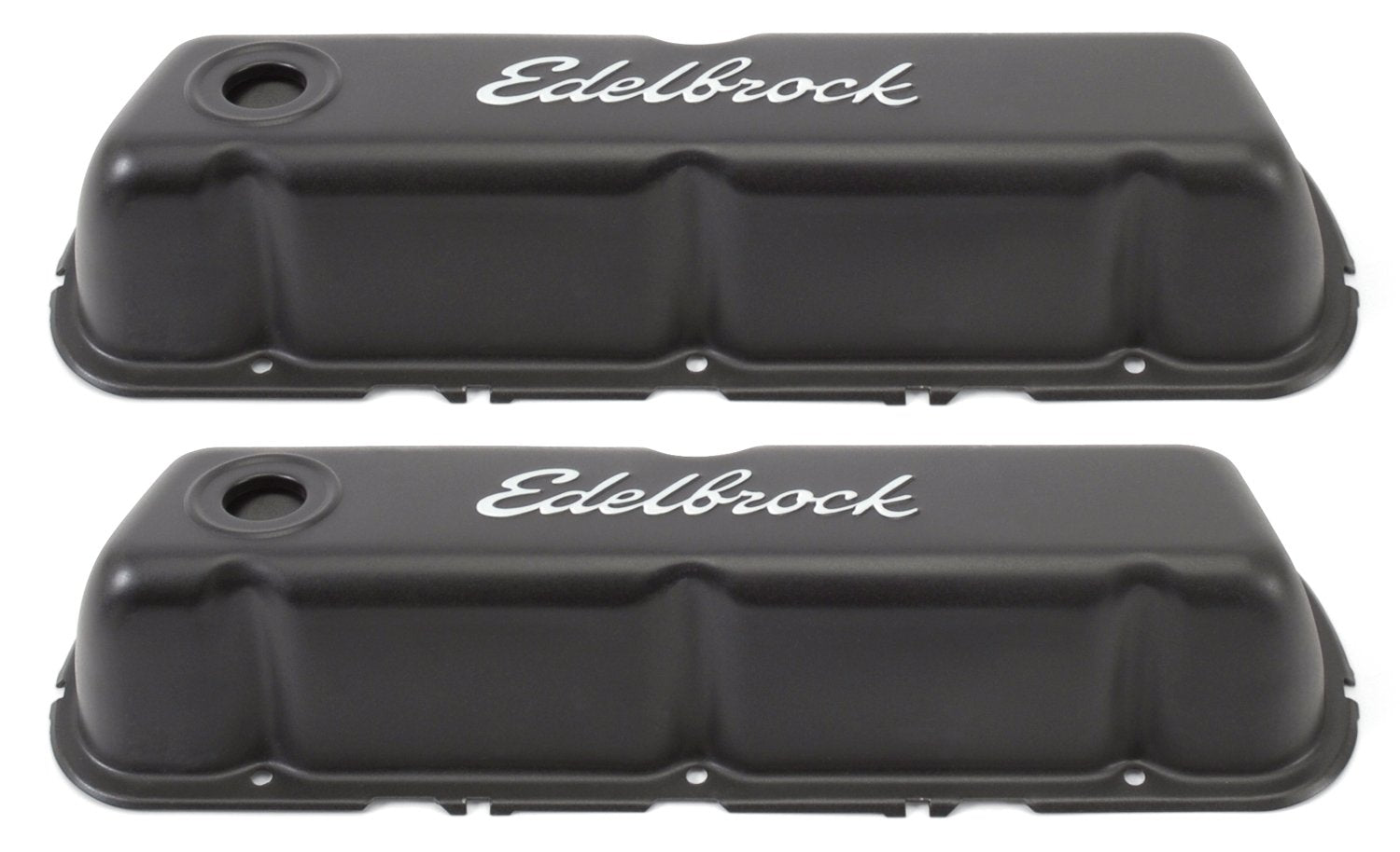 Edelbrock Signature Series 4603 Valve Cover Ford 289-351W Chrome w/Black Finish