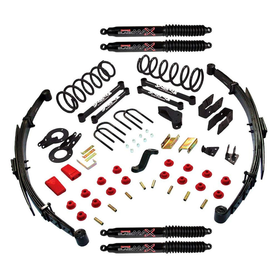 Skyjacker Suspension D4523KS-B Lift Kit w/Shock Black MAX Shocks 5 in. Lift Kit w/Shock
