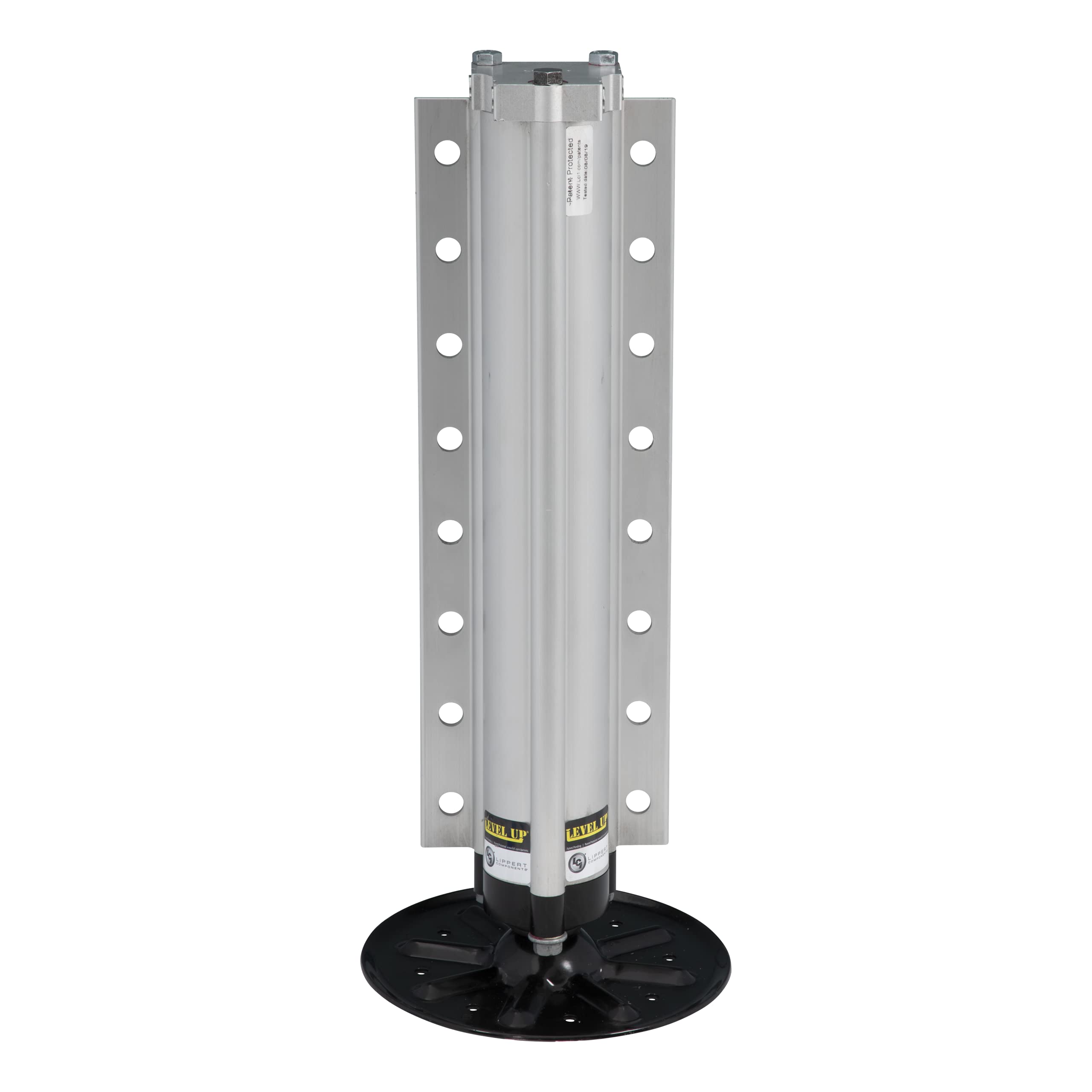 Lippert Hydraulic Leveling Jack Assembly Aluminum with 14,000-lb. Weight Capacity, Universal Fit, 9" Footpad, Easy Installation - 2365601