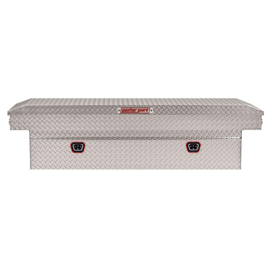 Weather Guard Saddle Box Model 127-0-04, Aluminum, Full Standard, Clear, 11.0 cu ft