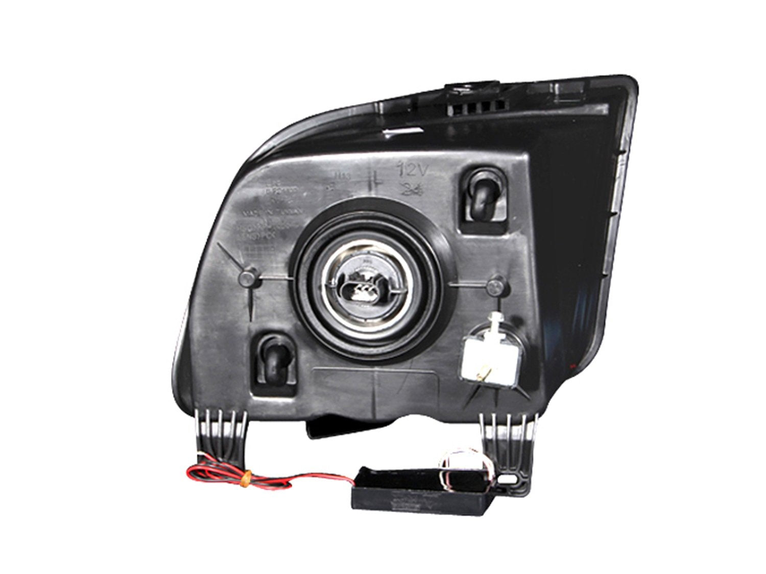 Ford Mustang Anzo USA 121033 Black With Halo Ccfl Headlight Assembly - (Sold in Pairs)