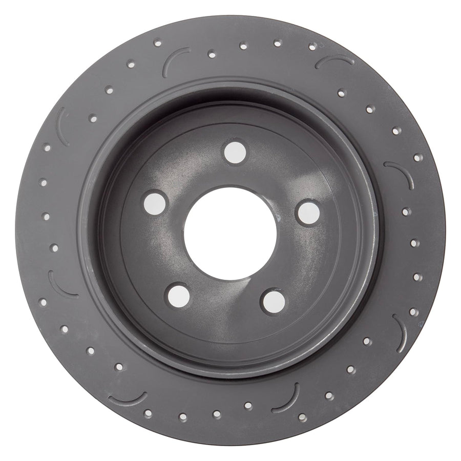 Hawk Performance Cross-Drilled and Slotted HTC4242 Talon Rotors