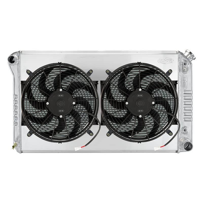 GMT556A21-1SK Cold Case Radiators: 77-87 GM Truck, Aluminum Radiator, 21 Inch 1.25/1.5 Outlets AT Dual, 14 Inch