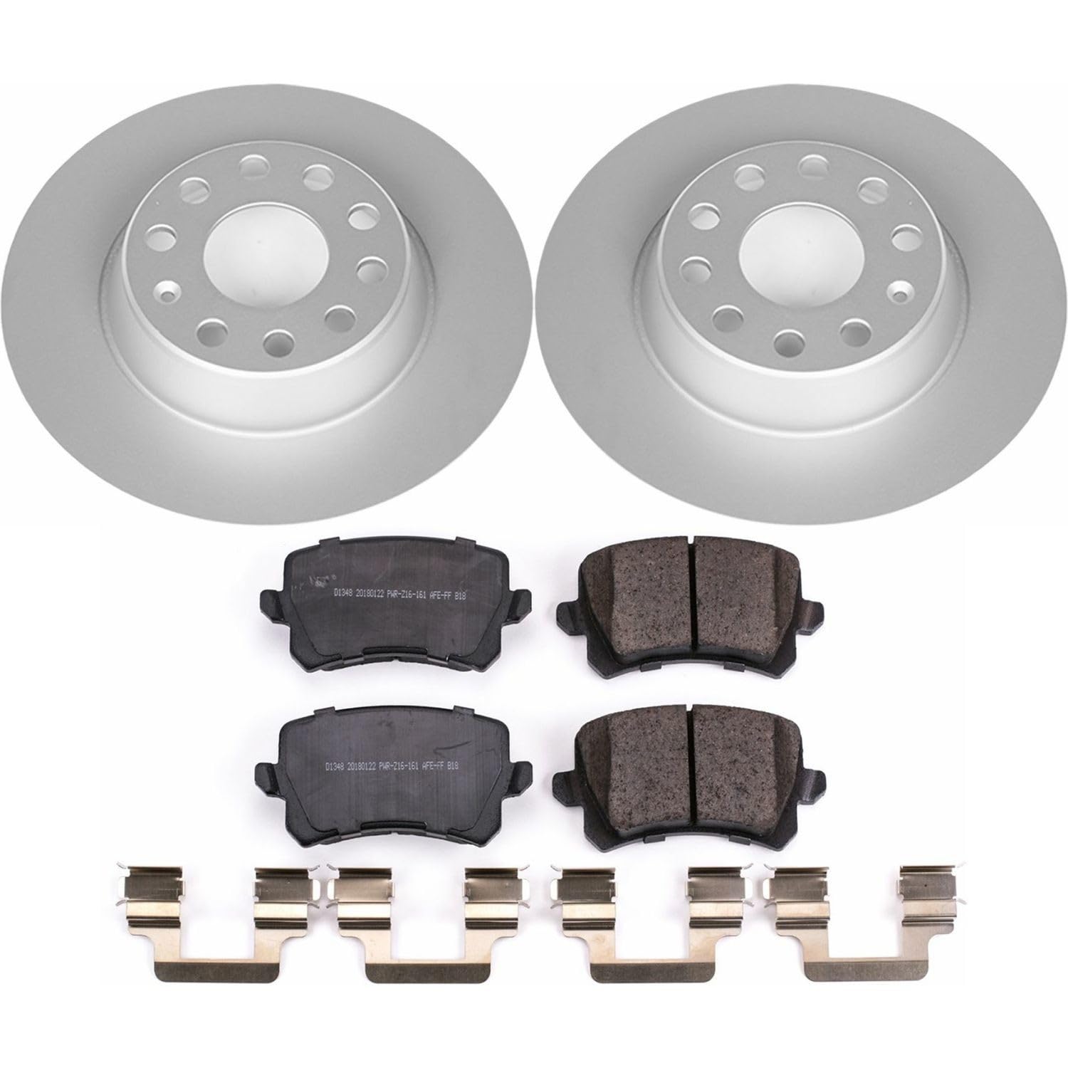 Rear Power Stop Z23 Evolution Geomet Coated Brake Kit For Volkswagen Passat 2009 [Model Specific]