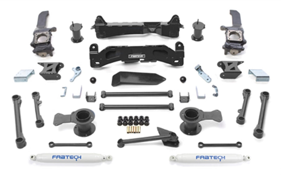 Fabtech K7006 Lift Basic System w/Shocks w/Performance Shocks 6 in. Lift System