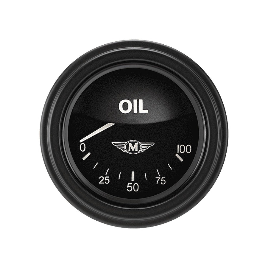 Moal Bomber Classic Instruments 2-1/8" Oil Pressure Gauge MA81BLF