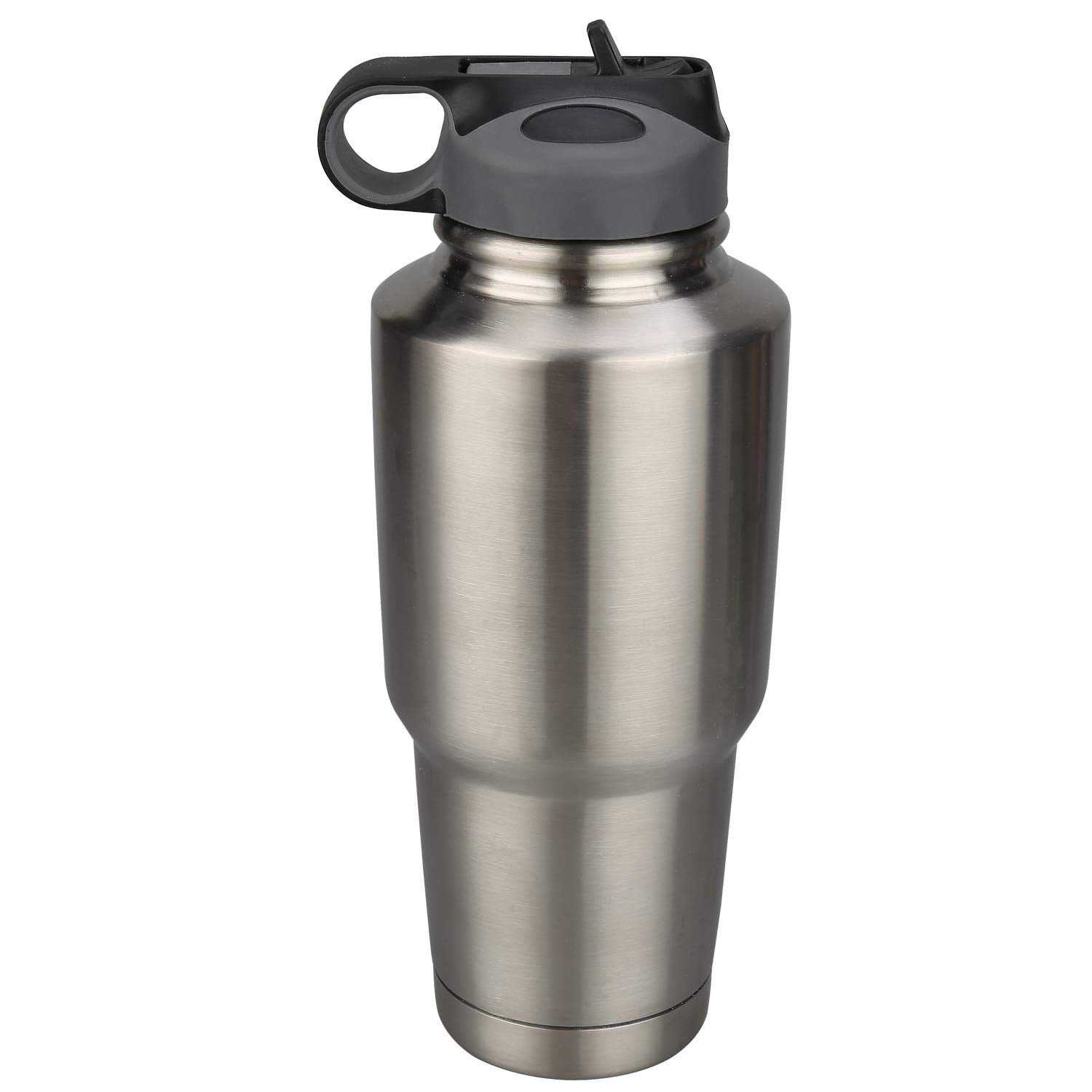 304 Stainless Bulldog Winch 80052-30oz Tumbler Double Wall W/Screw On Flip Up Straw Lid