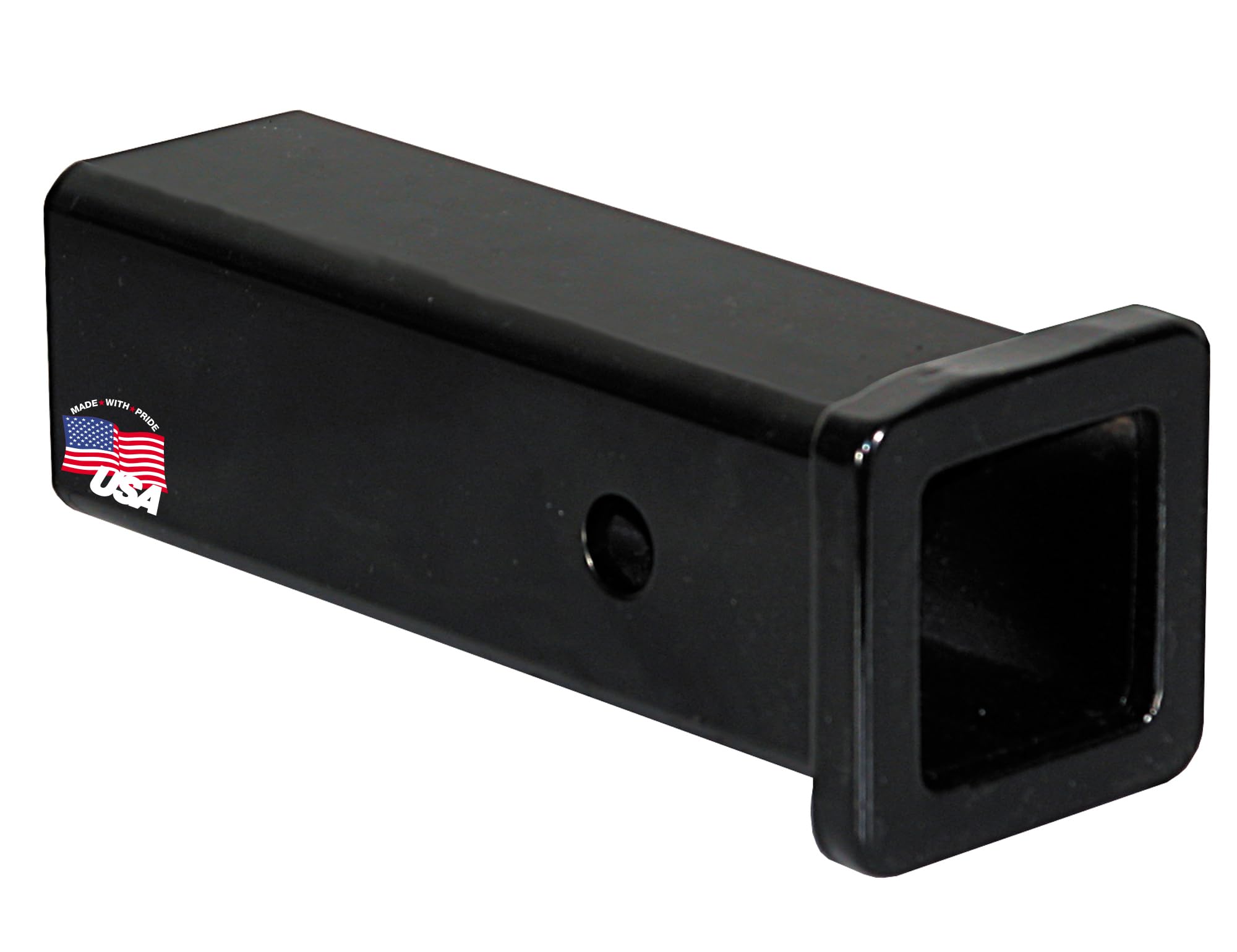 RT25808B Buyers Products 2 Inch Black Receiver Tube, 8 Inch Shank