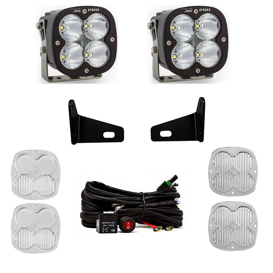 Baja Designs A-Pillar Light Kit XL Pro LED for Can-Am Maverick X3 2017-22 UTV (Driving/Combo; Clear)