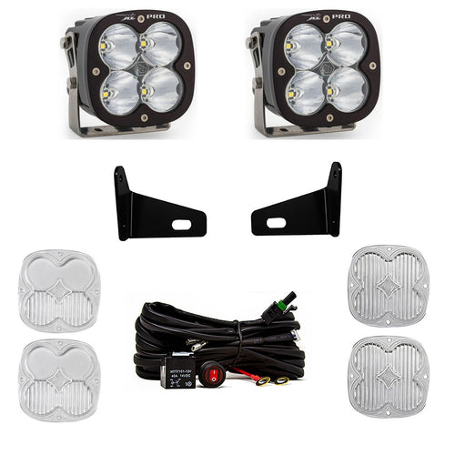 Baja Designs A-Pillar Light Kit XL Pro LED for Can-Am Maverick X3 2017-22 UTV (Driving/Combo; Clear)