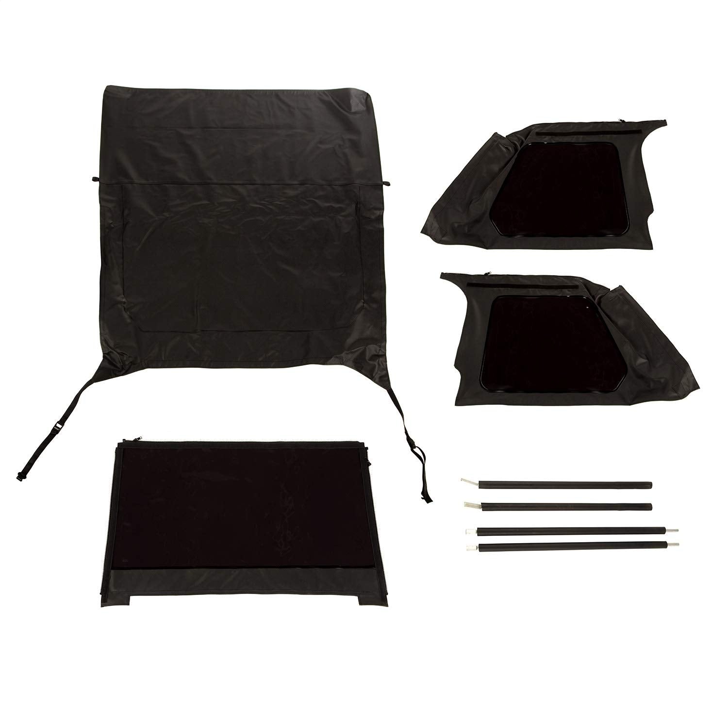 Montana Top, Rugged Ridge 13790.35, Bowless, Black Diamond; 97-06 TJ