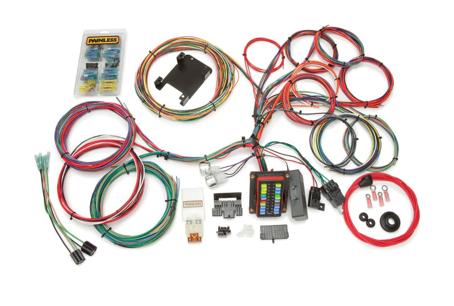 Customizable Painless Performance 10140 Weatherproof Off-Road Chassis Harness - 26 Circuits