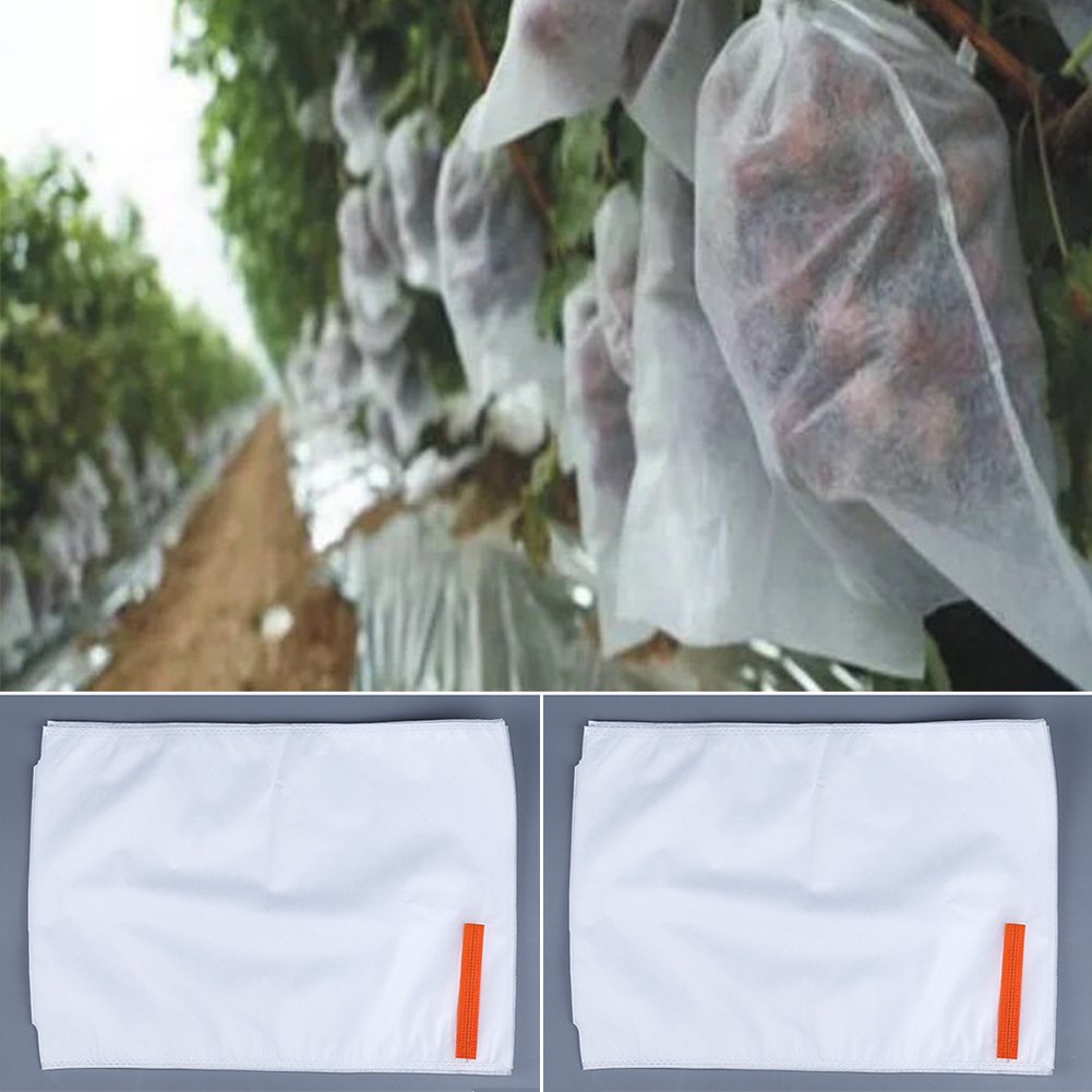 Fruit Protection Bags, Reusable 50 Bags for Apples Grapes Pears Fruit and Vegetable Against from Birds Bugs and Flies