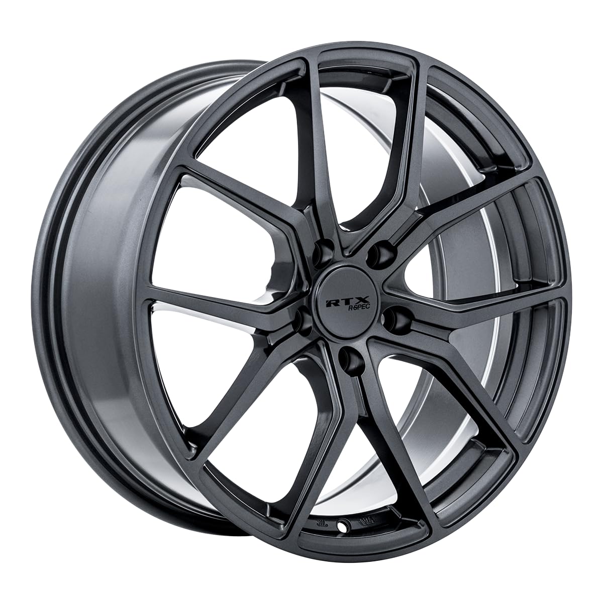 RTX FF10 Wheel Custom - 18x8, 42 Offset, 5x114.3 Bolt Pattern, 73.1mm Hub - Gunmetal Rim