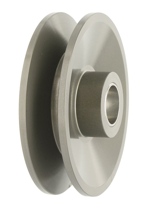 Pulley Powermaster 1V Aluminum Hardcoat Anodized 15mm or 17mm Bore 3/8" x 2.80" OD (Deep Groove)