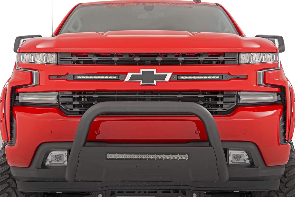 10" Rough Country Black Series LED Grille Kit for 19-22 Silverado 1500-70817