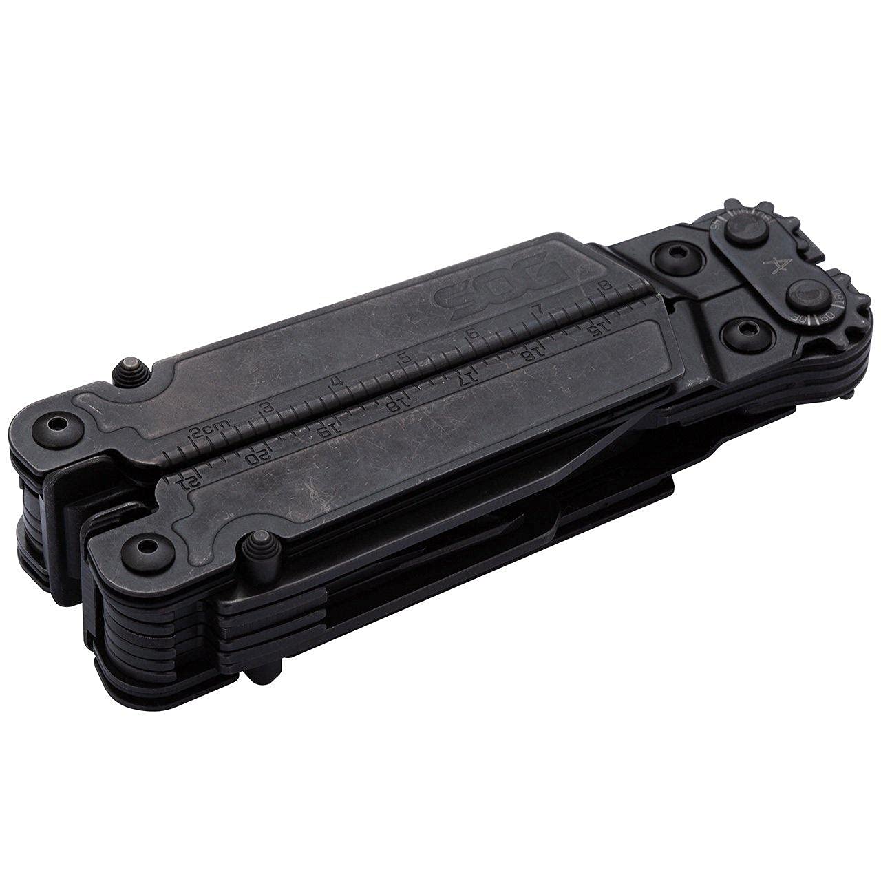 SOG PowerAccess Assist Multi-Tool Full-Sized Well-Rounded Daily Use | One-Handed Assisted Opening | 21 Tools, Black