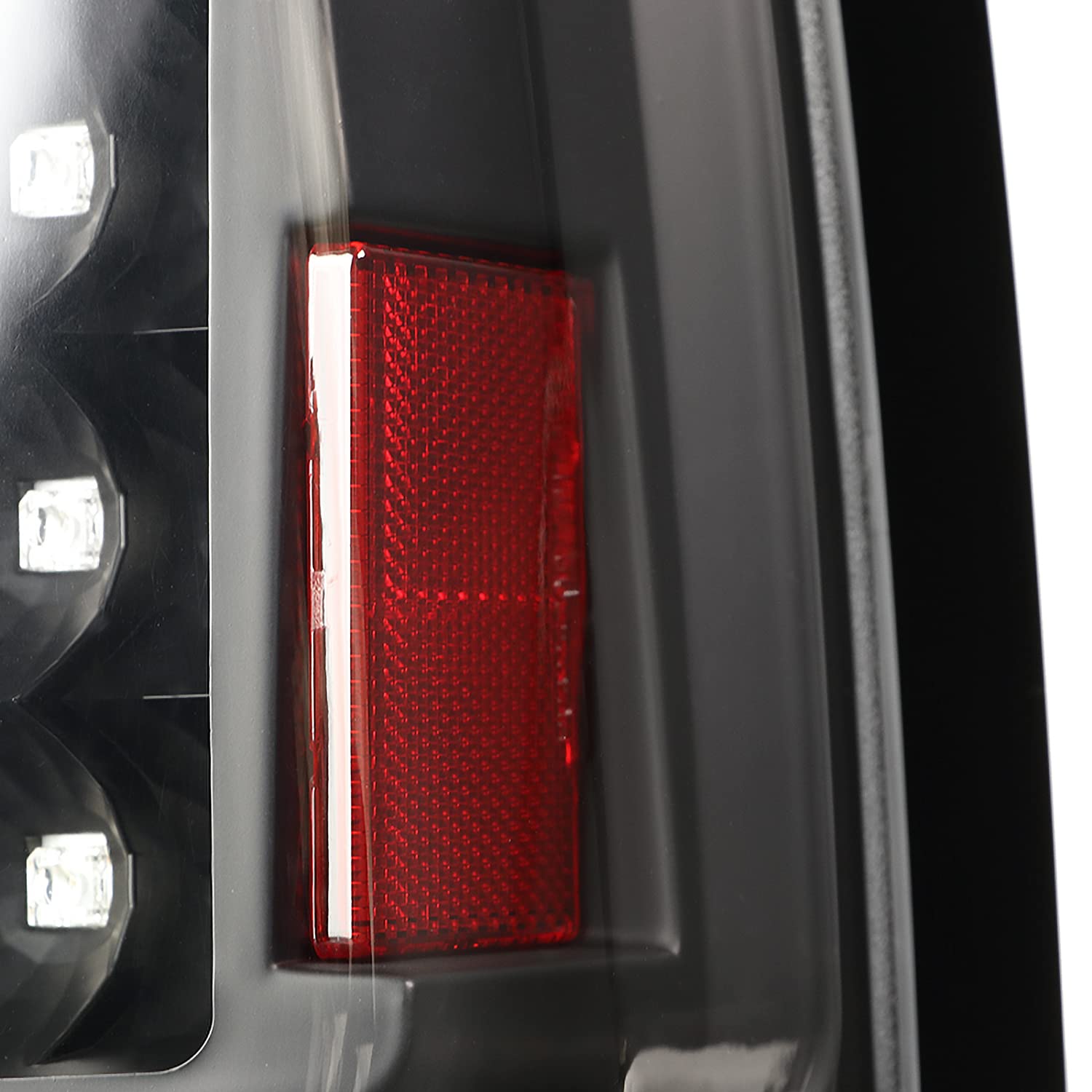 Black LED Tail Lights SPEC-D TUNING w/Signal Lamps Compatible with 2005-2015 Nissan Armada, Left + Right Pair Assembly