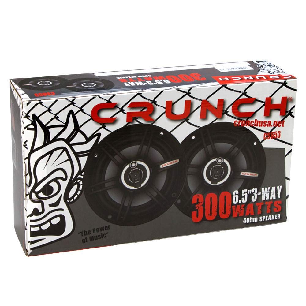 CS653 Crunch Speakers CS Series (6.5", 3 Way, 300 Watts)