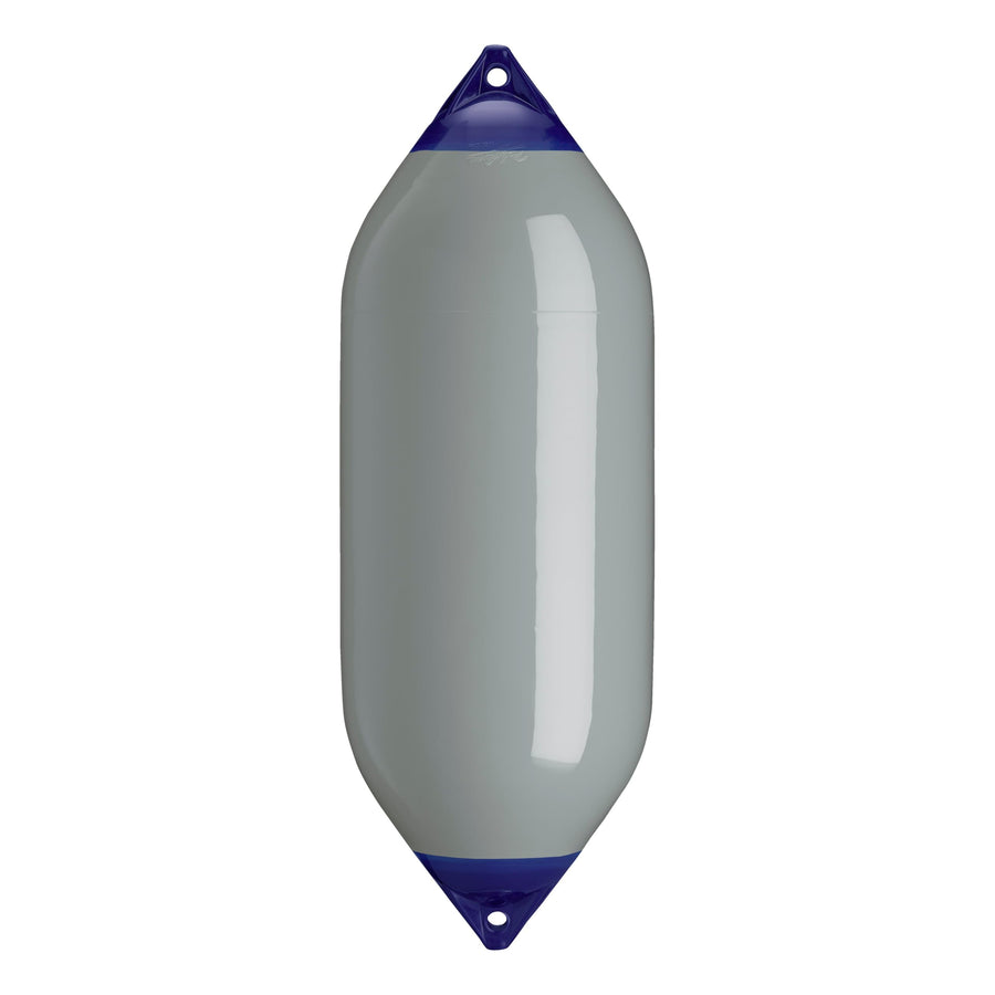 F-10 Standard Polyform Boat Fender Blue Ropehold - Grey