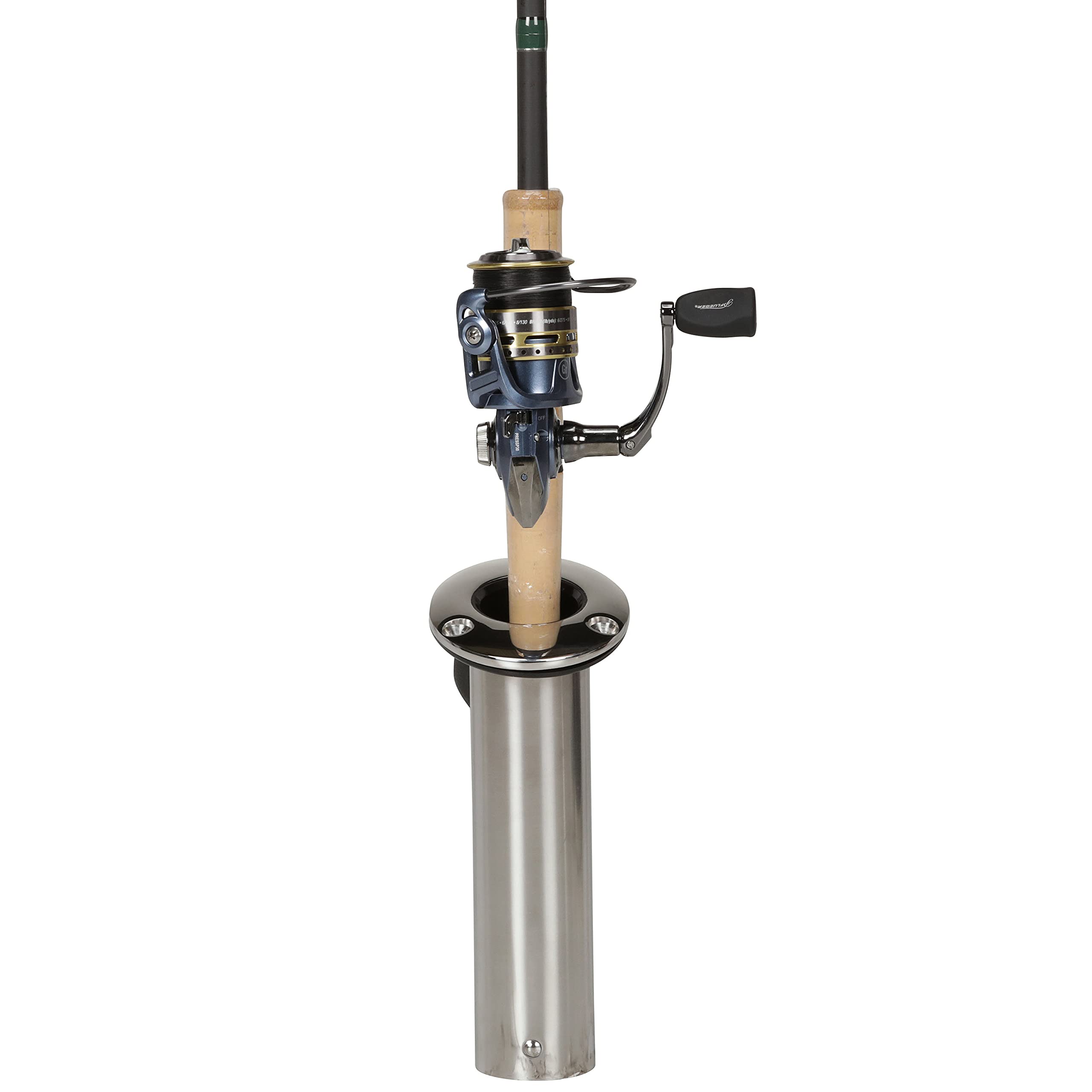 Stainless Steel Attwood 66364-7 Flush Mount 0 Degree Rod Holder (2-Inch)