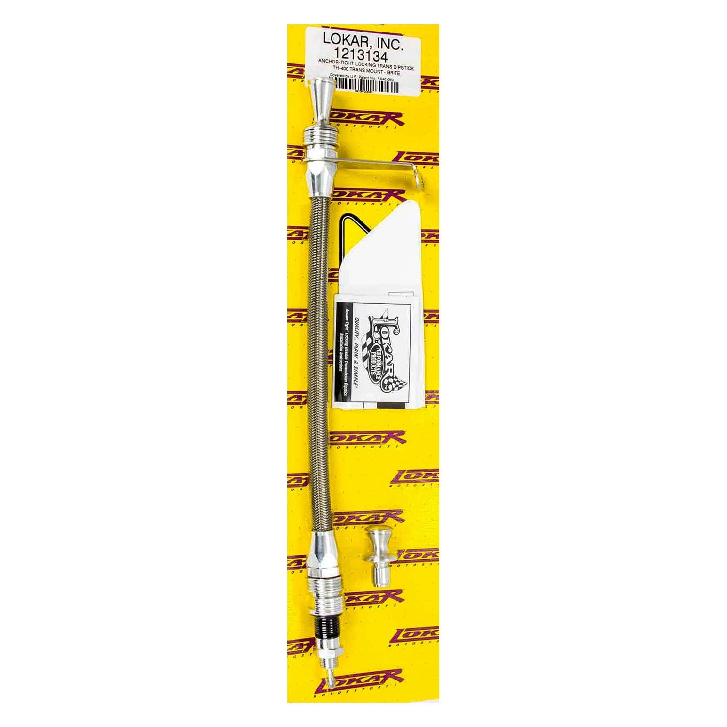 Lokar Anchor-Tight Brite Transmission Dipstick with Lock for TH-400 Transmission 1213134