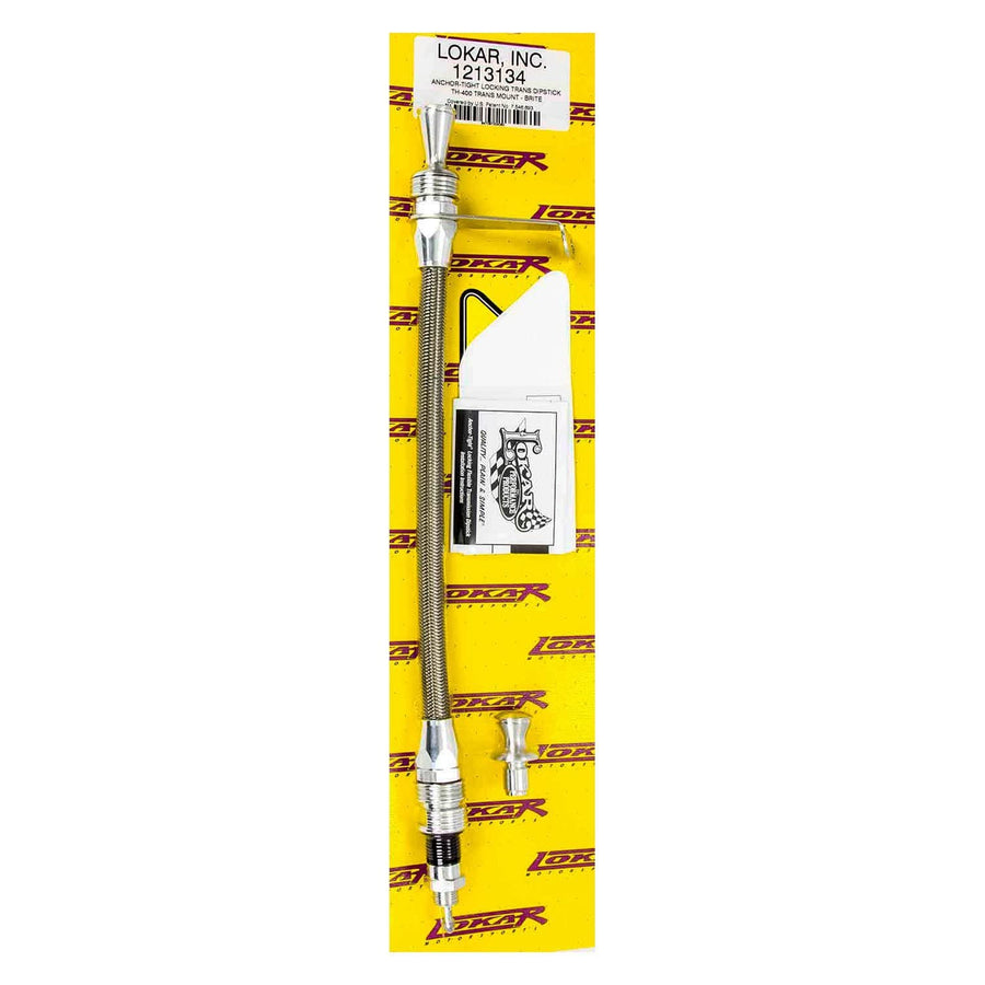 Lokar Anchor-Tight Brite Transmission Dipstick with Lock for TH-400 Transmission 1213134