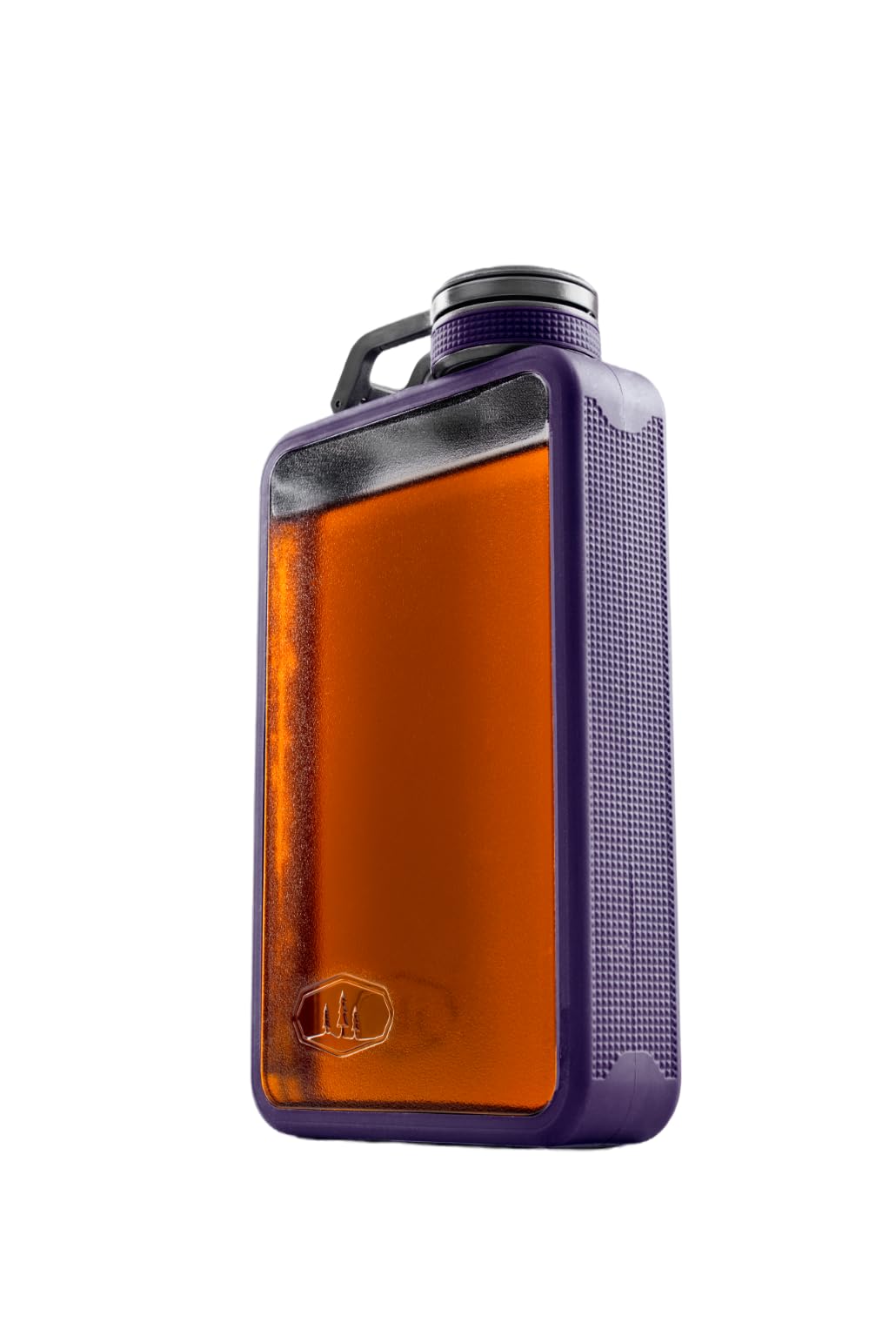 GSI Outdoors Flask Boulder- Rugged and Shatter-Resistant, Outdoor Hip Flask Non Metal, Purple, 6 Fluid Ounces