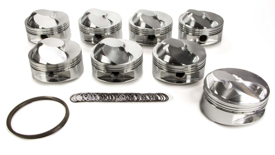 243331 JE PISTONS Piston - Big Block Dome - Forged - 4.600 in Bore - 0.043 x 0.043 x 3 mm Ring Grooves - Plus 46.00 cc - Big Block Chevy - Set of 8