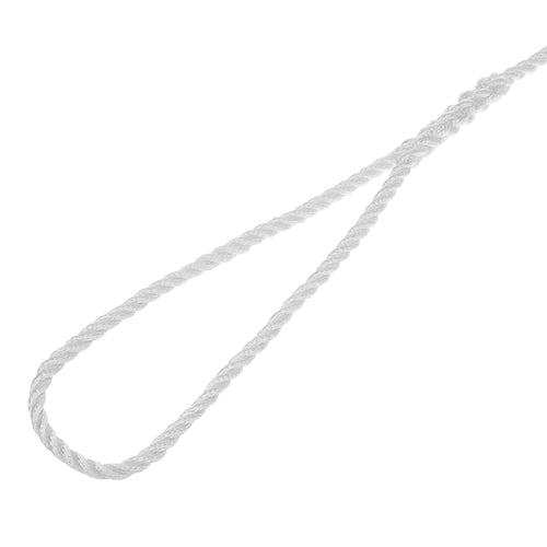 3-Strand Twisted Dock Line T-H Marine – 1/2 in x 25 ft Nylon Mooring Rope with Hand-Spliced 12 in Loop – Durable UV Resistant Marine Dock Line for Secure Boat Tie-Off